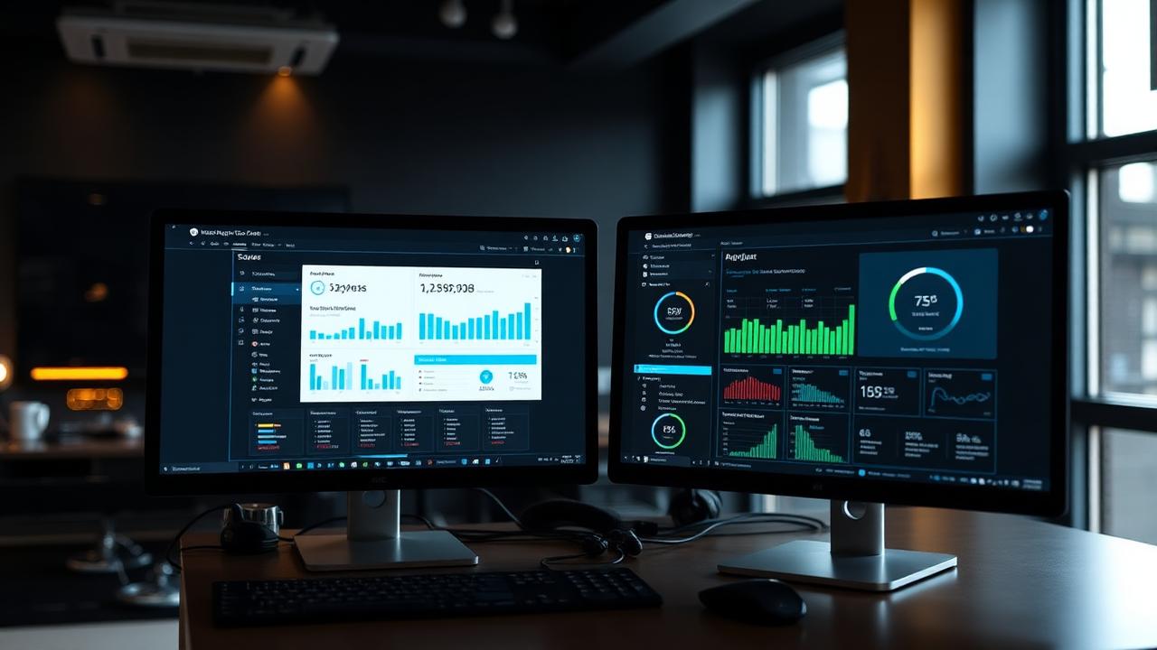 Dashboard i monitorimit të webfaqes me statistika të uptime dhe sigurisë