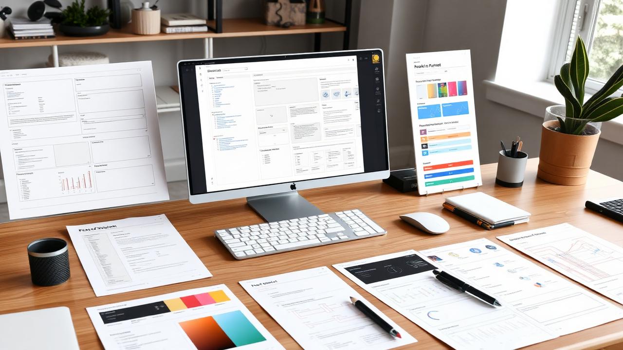 Procesi i UI/UX dizajnit me wireframes dhe prototipa